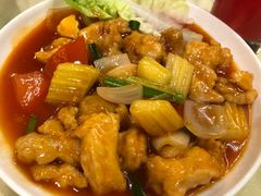 酸甜鸡肉-真浪花园海鲜餐馆