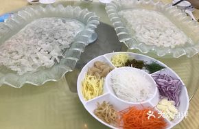 Sea Bass Two Ways (Sashimi + Steamed Fish Bones)