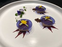 蝶豆花酿鹅肝-会仙楼(金融街店)