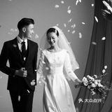 黑白婚纱照，告诉你爱情里的甜蜜 据说