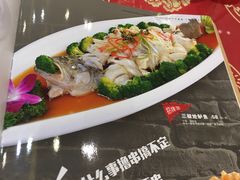 三椒炝鲈鱼-河东家宴(锦绣店)