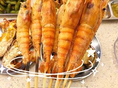 盐烤罗氏虾-白仁仔· 活烤海鲜 宵夜(豫园店)