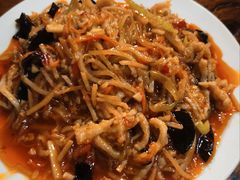 鱼香肉丝卜留克-老北京褡裢火烧·任记