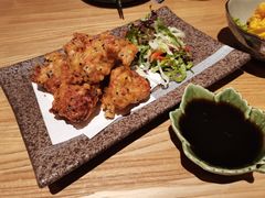 啤酒炸鸡配黑醋汁-慢走(甜水园店)