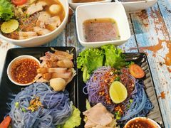 -蝶豆花蓝面条