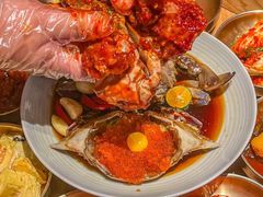 -草家酱蟹炭火烤肉店(珲春南路一店)