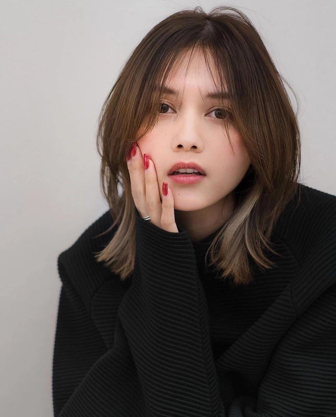 女生染发-双色雾感染||主色—奶茶棕 副色