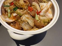 酸白菜炒肥肠-桂满陇·杭州饭店(清河万象店)