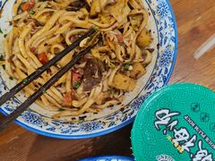 牛肉干拌拉条子-马振面(小皮院店)
