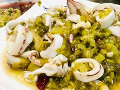 酸菜炒鱿鱼-温岭人家(红花北路店)