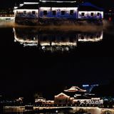 九江打卡|夜游云里雾里的烟水亭