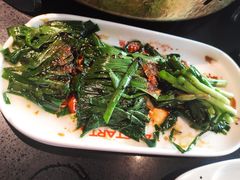 烤韭菜-探鱼·鲜青椒爽麻烤鱼(领展购物广场店)
