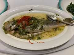 雪菜蒸大黄鱼-上海老饭店(北京分店)