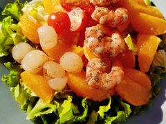 鲜橙老虎虾沙拉-Lets burger非常汉堡·环球风味(蓝色港湾店)