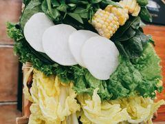 有机蔬菜拼盘-大理老字号·舟渔的鱼野生菌海景餐厅(双廊店)
