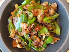 浏阳辣椒炒肉-大鸭梨烤鸭(金色漫香店)