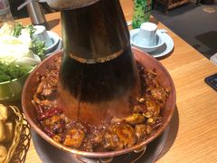 -超越炭火牛蛙火锅鸡(河东店)