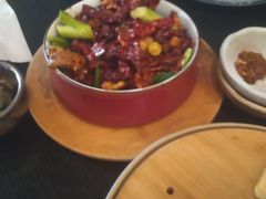 宫爆板筋-山石榴·贵州菜(丰盛里店)