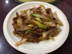 蔥爆羊肉-京天红酒家(虎坊路店)