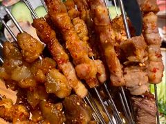 秘制羊肉小串-金太阳海鲜烧烤·本地人餐厅(星海公园店)