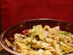 虾干炝炒莲花白-那家小馆•北京菜•烤鸭(中关村店)