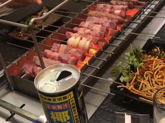 -長壹旋转烤吧 农家鸡火锅