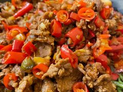 小炒黄牛肉-聚味瞿记·龙虾堂(树木岭店)