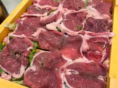 水爆手切羊上脑-京门老爆三·铜锅涮肉 爆肚(望京店)