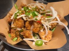 炸鸡翅一半一半-富乐满韩国正宗炸鸡韩国料理(虹泉路店)