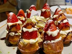 草莓忌廉华夫饼-BE BRIGHT KITCHEN(正佳广场店)
