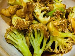 沙煲有机花菜-便宜坊烤鸭店(航天桥店)
