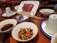 鲜切羊腿肉-1078號老北京涮肉(万达广场店)