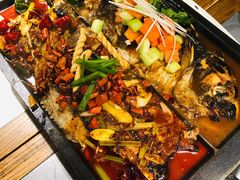 -探鱼·鲜青椒爽麻烤鱼(银泰城店)