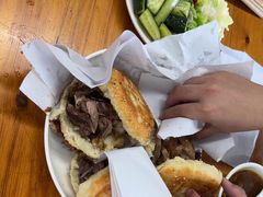 -京东一绝西海子西园烧饼夹肉