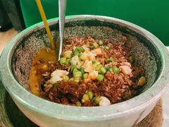招牌虾膏泡泸沽湖红米饭-辛香汇·现炒川菜(淮海路百盛店)