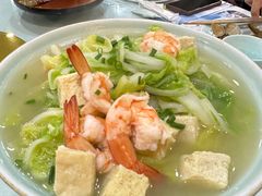 鲜虾白菜炖冻豆腐-渔娘渔家丹东海鲜(东直门店)