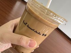 茉莉橙香燕麦拿铁-爱樂咖啡(青年体育公园店)