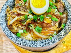 石锅牛肉饭-万喜拉面