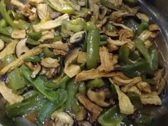 青椒烧支竹-感恩心素食馆(百世广场店)