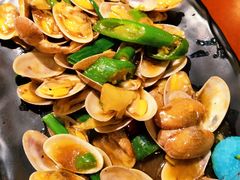 姜葱炒花甲-喜碧海鲜·二十年本土海鲜老字号(上排店)