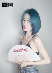 -INS羽毛接发·巴黎画染