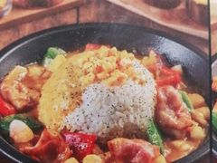 咖喱虾仁培根饭-牛男手造比萨(百盛店)