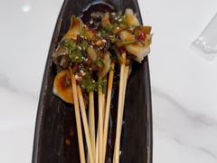秘制鲍鱼串-嗨辣小聚·盘锦河蟹·海鲜烧烤龙虾(盘锦十年好店)