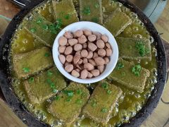 铁板野菜豆腐-农厨好味·温泉鹅·农家菜