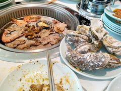 -绿岛港轩海鲜烤肉涮锅自助餐厅
