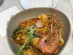 泰汁大虾海鲜扁面配青柠檬-打趸BTC·Breaktime cafe(北京路店)