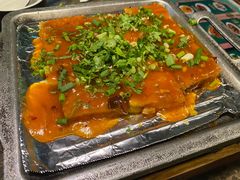 铁板包浆豆腐-绿茶餐厅(天津天河城店)