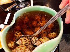 古越陈酿煮花螺-杭州西子湖四季酒店·金沙厅