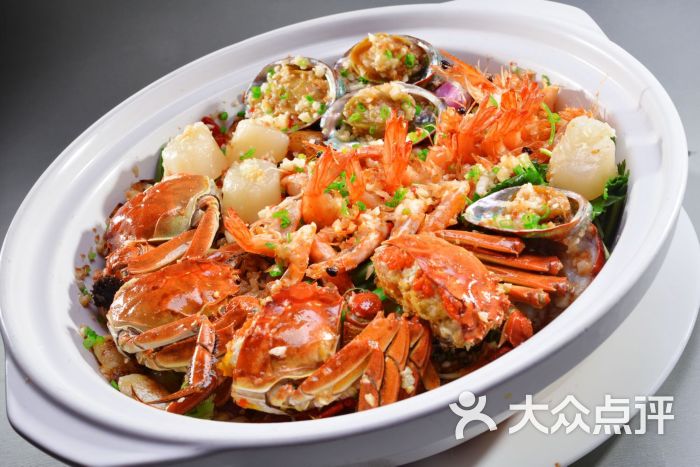 砂锅焗豪华海鲜拼盘268元份 (1)