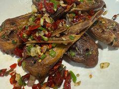 香辣椒盐鸭头-在老街·淮安大排档·甜麻干煸龙虾·烧烤(河下古镇店)